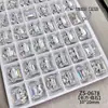 Pedras de Strass K9 Empilhadas Brilhantes Sem Base, Decorações de Unhas em Vidro Cristal de Gelo, Pedras de Strass para Unhas Ultra-Adesivas, Pedras de Strass Deslumbrantes