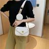 Bolso Mujer 2021 Nuevo Llegada Bolso de Hilo Bordado Versátil Correa Ancha para el Hombro Bolso Cruzado para el Hombro Bolso de Mano con Cadena Bolso de Axila