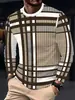 Camiseta de manga larga con bloques de color de moda para hombre, transfronteriza de Amazon para comercio exterior, disponible para dropshipping en AliExpress