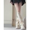 Botas de Pantalón Populares de Este Año, Botas Altas hasta la Rodilla para Mujer, Botas de Caballero Western de Caña Alta para Otoño e Invierno con Tacones Gruesos