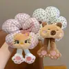 Kuromi Trasero Scrunchie de Flores para Niños para Niñas Lindo Lazo para Moño Accesorio para el Cabello