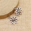 15x18mm 0.9g Multicolor DIY Aleación Accesorios para Joyería Flores y Árboles Colgante de Flor