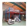 Prateleira Loft Armazenamento Pesado Armazém Escritório Loft Duplex Multi-Andar Compartimento Estrutura de Aço Rack de Armazenamento Removível