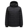 Chaqueta de Plumón para Hombre Otoño/Invierno 2026, Capucha Desmontable, 90% Plumón de Pato, Ligera, Juvenil, Cálida, Versátil, Chaqueta para Viajes al Trabajo, Moderna