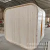 Comercio Exterior Exportación Sala de Sauna Exterior Importada de Canadá Madera de Pino Blanco Finlandés Duradera y No Deformable Suministro Directo de Fábrica