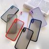 Funda para teléfono móvil color de contraste Apple 7 para XR protección ocular 11 transparente 8 esmerilada XSMAX linda 6SPlus sensación de piel x material