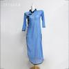 Postura lencería divertida sexy perspectiva antigua cuello colgante abertura deseo puro tentación malla cheongsam camisón traje 6176