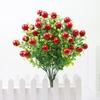Fruta de la Fortuna de 6 Ramas Fruta Artificial Planta Artificial Fruta Atrae Riqueza Césped Artificial Césped de Plástico Fruta Auspiciosa Decoración del Hogar Flor
