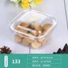 Caixa Plástica Descartável à Prova de Poeira e Umidade para Confeitaria Ocidental Frutas Secas Confeitaria Biscoitos Bolo Anti-Pressão Padaria Supermercado