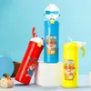 Venta al por mayor de fábrica Taza Rebotadora para Enamorados Niños con Pajilla Vidrio Se Puede Imprimir Publicidad Código Bidimensional Logo