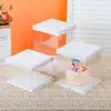 Caja Transparente para Pastel Personalizada 4 Pulgadas 6 Pulgadas 8 Pulgadas 10 Pulgadas 12 Pulgadas Capa Sencilla Doble Cumpleaños Horneado Empaque Caja para Pastel Mayoreo