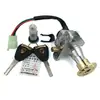 Cerradura de encendido para vehículos eléctricos, cerradura de grifo, cerradura de encendido, interruptor de llave, ranura interna, ranura curva, bloqueo de arranque, antirrobo, chapado en oro