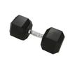 Mancuernas hexagonales de plástico para hombre, equipo de fitness para gimnasio en casa, de hierro fundido sólido, fijas, comerciales, venta al por mayor