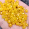Contas Poligonais de Jade Dragão Amarelo Otimizadas Contas Soltas de Jade Quartzo Amarelo Óleo de Galinha Contas Facetadas de Jade Acessórios Manuais Diy Contas