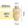 Garrafa de leite para gatinhos 500ml garrafa plástica transparente fofa garrafa descartável para suco garrafa para bebida de gato de grau alimentício