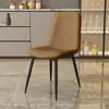 Mesa y Sillas de Comedor para Uso Doméstico, Taburetes Simples con Respaldo, Sillas de Comedor de Lujo Ligero 2026, Sillas de Comedor Minimalistas Italianas, Sillas Cuchara