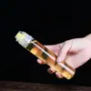Frasco de Mel de 100ml Frasco Portátil para Apertar Tampa Flip Descartável Bico de Silicone de Grau Alimentício Tampa Transparente de Plástico