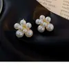 Aretes de Clip de Perla Sin Perforaciones Pendientes Geométricos de Nicho para Mujer Lujo Accesible Exquisita Joyería para Orejas Versátil Nueva Moda
