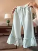 Pantalones para Niña 2026 Verano Nuevo Estilo de Moda Pantalones Acampanados de Encaje para Niña Transpirables Finos Anti-Mosquitos para Niños