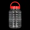 Botella de miel de 10 kg botella de plástico frasco transparente PET diámetro grande botella para alimentos Cubo para pepinillos frasco para huevos de pato cubo para cebo de peces