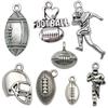 50 Serie Deportiva Aleación Accesorios de Joyería DIY Collar Pulsera Colgante Ropa Baloncesto Animación Colgante Pequeño