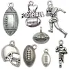 50 Tipos de Série Esportiva Joias de Liga Acessórios DIY Colares, Pulseiras, Pingentes, Acessórios de Roupa Charms de Basquete Torcida