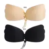 Suministro transfronterizo Sujetador invisible de silicona sin tirantes talla grande Lala Goddess Parche para senos Push-up Parche alado para el pecho