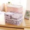 Creative oco cueca caixa de armazenamento gaveta plástico caixa de acabamento sutiã doméstico caixa de armazenamento de roupas íntimas com tampa atacado