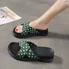 Sandalias de Lunares para Mujer Ins Suela Gruesa Verano 2023 Estilo Coreano de Moda Calzado Exterior con Suela Gruesa Cruzadas Hada Zapatos de Playa