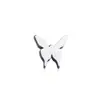 Accesorios Hechos a Mano para Piercings DIY F136 Aleación de Titanio Lazo Mariposa Murciélago Joyería Aretes Modernos