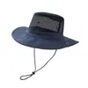 Boné liso para uso externo boné de pescador boné de pesca boné com proteção solar boné camuflado boné para montanhismo chapéu de palha western respirável de verão atacado