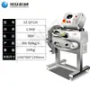 Rebanadora automática de carne cocida Xuzhong, máquina comercial de acero inoxidable para rebanar res, cordero, cerdo estofado y tocino para restaurantes y hot pot
