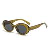 2024 Oval Full Frame Casual Moda Óculos de Sol Trendy Riding Pesca Óculos de Sol para Homens e Mulheres