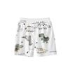 27kids dinossauro roupas infantis verão novo calças de meio para meninos calças de pijama crianças cinco pontos calças curtas entrega de peça única