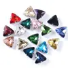 Garra de Triángulo Diamante Cristal Vidrio Cosido a Mano Diamante DIY Ropa Vestido de Novia Zapatos Bolsa Accesorios para el Cabello Accesorios Pegajoso y Cosible