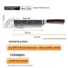 Padrão Laser Damasco Madeira Colorida Faca do Chef de 8 Polegadas Conjunto de Facas Domésticas Faca Japonesa Faca Sande Faca Universal de 5 Polegadas
