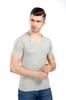 Nova camiseta masculina com decote em V sem costura Modal Casual Cut Masculina Casual Sports Base Short-sleeved Men's Base Shirt