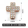 Colgante Exquisito de Cruz con Doble Agujero para DIY Collar Pulsera Dijes Accesorios de Joyería Venta Directa de Fábrica Lote Mixto Transfronterizo