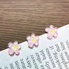 Novos Acessórios de Arte para Unhas Flor de Cinco Pétalas Color-blocking Simulado Gelo Transparente Gradiente Flores Doces Acessórios para Unhas e Cabelo Ornamentos de Resina