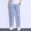 Jeans Cropped de Nuevo Estilo Primavera-Verano 2026 para Hombre, Pantalones Elásticos Rectos Ajustados, Pantalones Casuales Versátiles