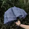Guarda-chuva Que Floresce Quando Exposto à Água, Alto Valor Estético para Meninas, Ampliado, À Prova de Vento, Espessado, Uso Duplo para Sol e Chuva, Proteção Solar, Pequeno Guarda-chuva Automático Portátil