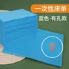 Lençóis Descartáveis para Salões de Beleza, Espessados, Respiráveis, com Furos, à Prova d'Água e de Óleo, 100 Folhas para Macas de Massagem