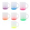 11oz sublimação copo de vidro de transferência de calor caneca de vidro revestido de água fosca copo de sublimação de vidro