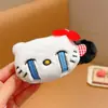 Nuevo lazo de gatito de peluche, linda horquilla con forma de corazón para niña, flequillo lateral, pinza de pico de pato, pinza para la cabeza en la parte posterior