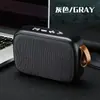 2 Bocinas Bluetooth Inalámbricas Portátiles para Exteriores Subwoofer Mini Bocina para el Hogar Tela Bocina Insertable en Tarjeta Bluetooth