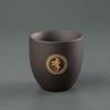 Cinnabasa Morado Barro Redondo Negro Marrón Arena Morada Taza de Té Pequeña para el Hogar Tetera Taza de Agua Tapa Vender Accesorios
