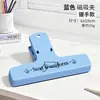 Nuevo clip magnético de cola larga para cuenta manual color macarrón plástico clip magnético para cuenta manual columpio estudiante Clip para facturas y papeles de examen