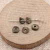 7.5X7.5X2.5Mm 0.33g Multicor Acessórios DIY Material para Pingente Contas Espaçadoras em Disco Contas com Furo Pequeno