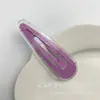 Pinzas para el Cabello de Colores Dulces Pinzas Bb para Niños, Lindos Pasadores Metálicos de Gota de Agua, Pasadores para Flequillo Lateral, Pinzas para el Cabello de Alta Gama para la Parte Posterior de la Cabeza