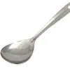 Cuchara de acero inoxidable para sopa de adultos, cuchara gruesa de mango largo para condimentos de cocina doméstica, cuchara de gran tamaño